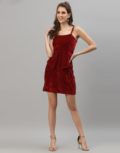 Red Velvet Dress | Sudathi