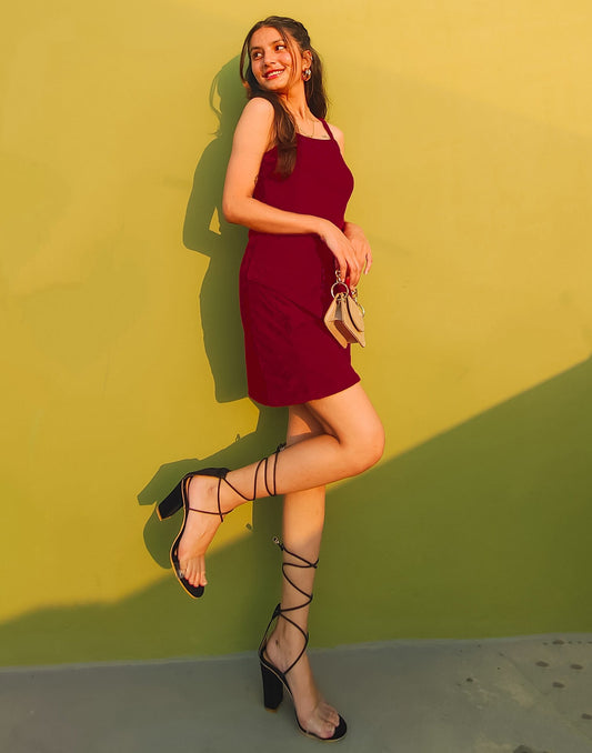 Red Velvet Dress | Sudathi