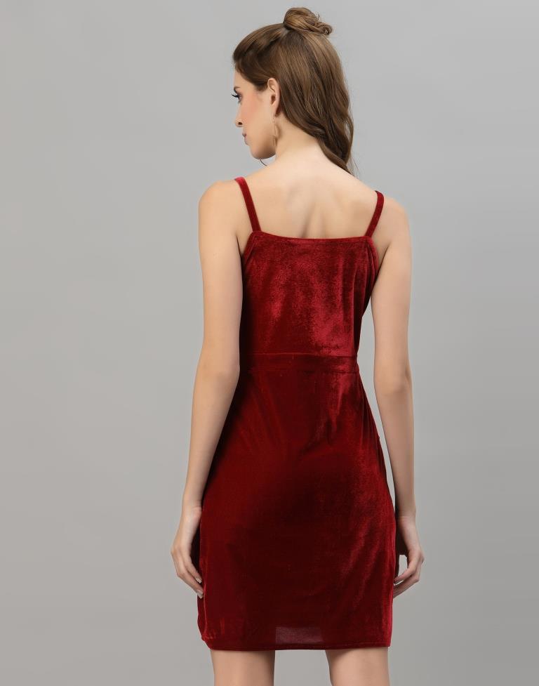 Red Velvet Dress | Sudathi