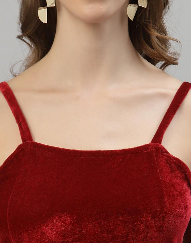Red Velvet Dress | Sudathi