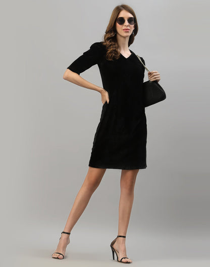 Black Velvet Dress | Sudathi