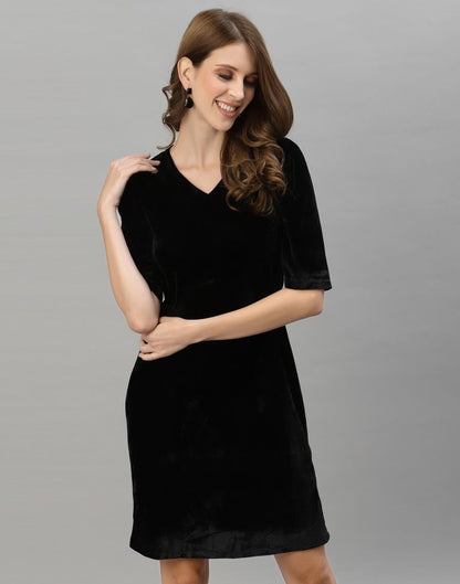 Black Velvet Dress | Sudathi