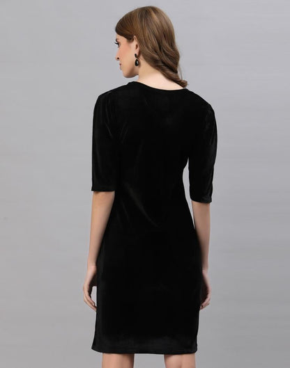 Black Velvet Dress | Sudathi