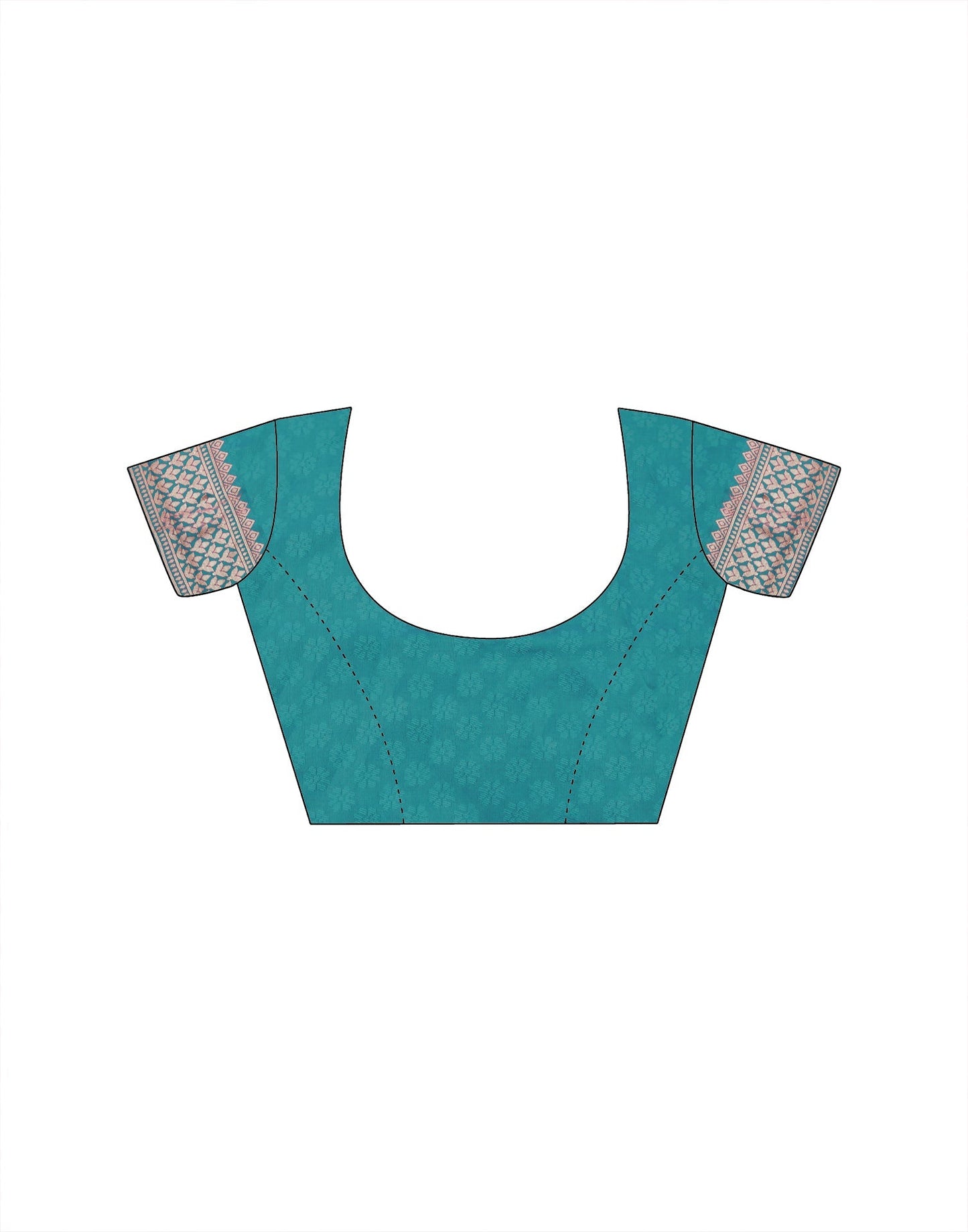 Rama Green Weaving Silk Banarasi Saree