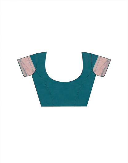 Parrot Green Weaving Silk Banarasi Saree