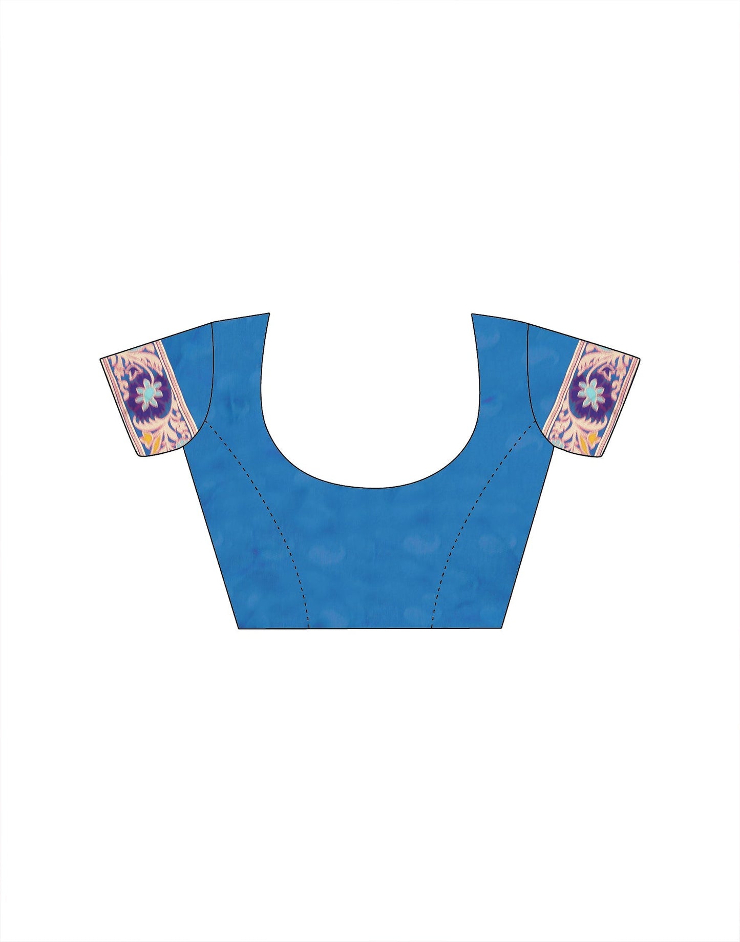 Blue Weaving Silk Banarasi Saree