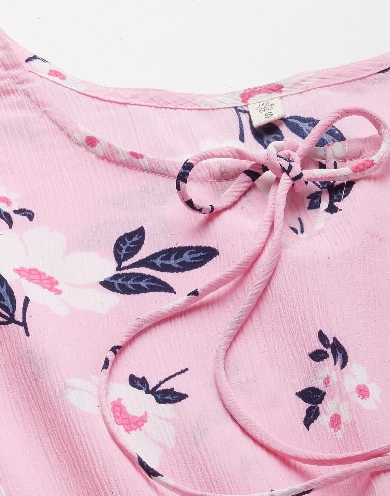 Baby Pink Floral Dress | Sudathi