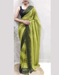 Ready to Wear Olive Green Georgette Printed Saree