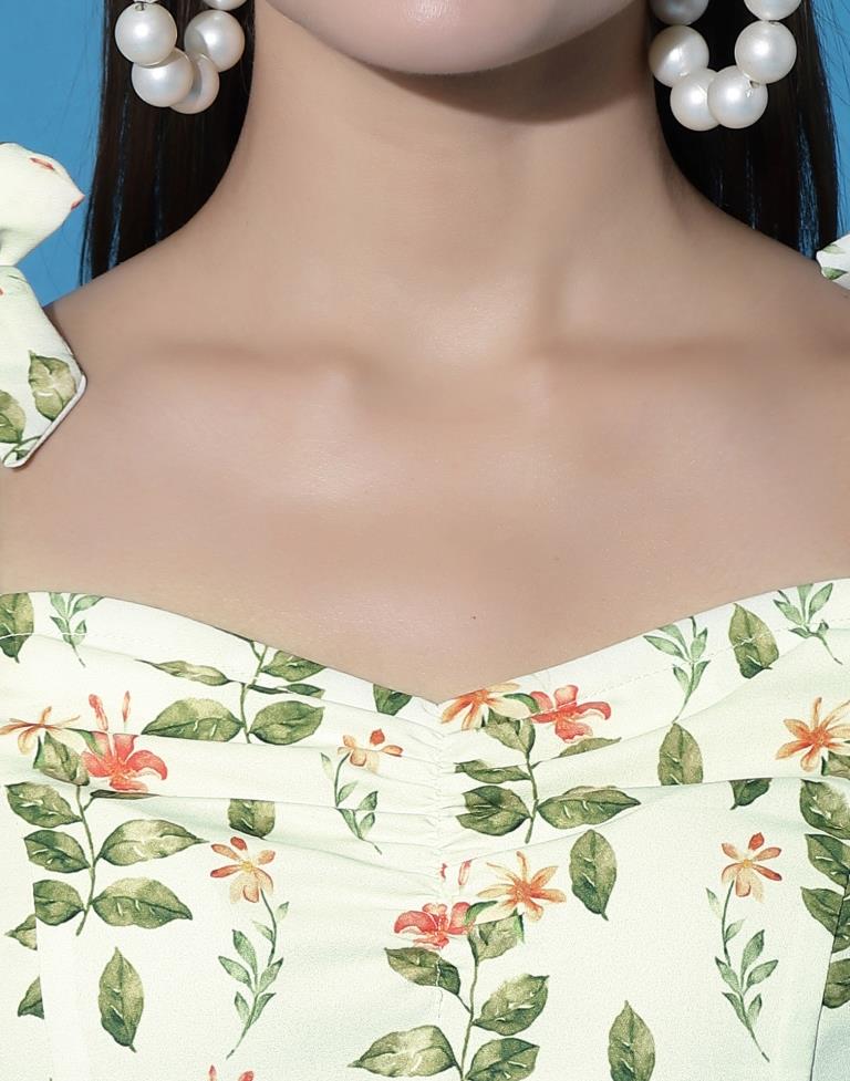 Off White Knot A-Line Dress | Sudathi