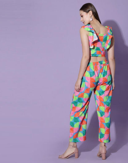 Multicolor Trendy Co-Ords Set | Sudathi
