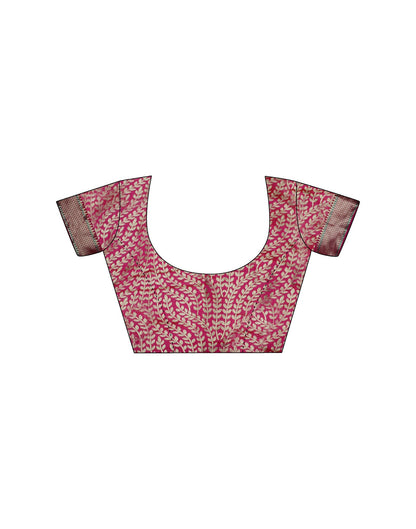 Mehandi Green Jaquard Silk Banarasi Saree