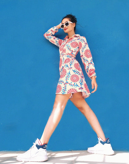 Peach Shirt Dress | Sudathi
