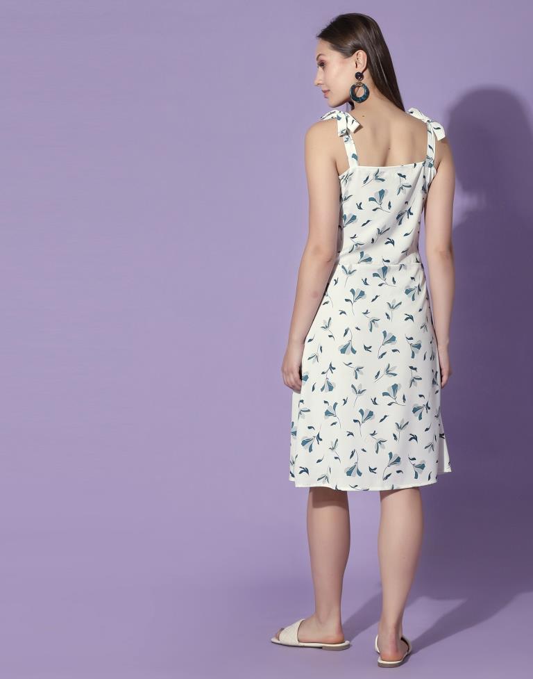 Off White Split Slip Dress | Sudathi