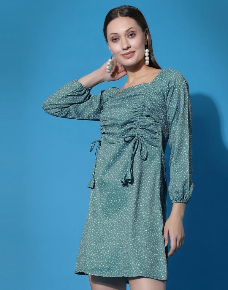 Light Blue Drawstring Dress | Sudathi