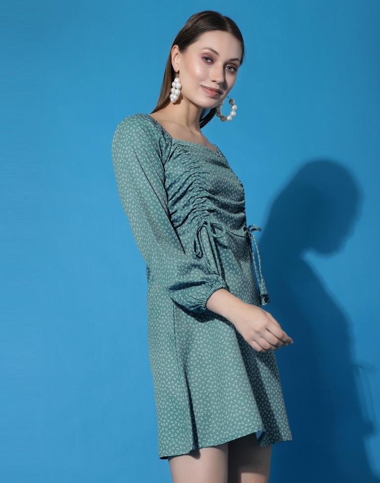 Light Blue Drawstring Dress | Sudathi