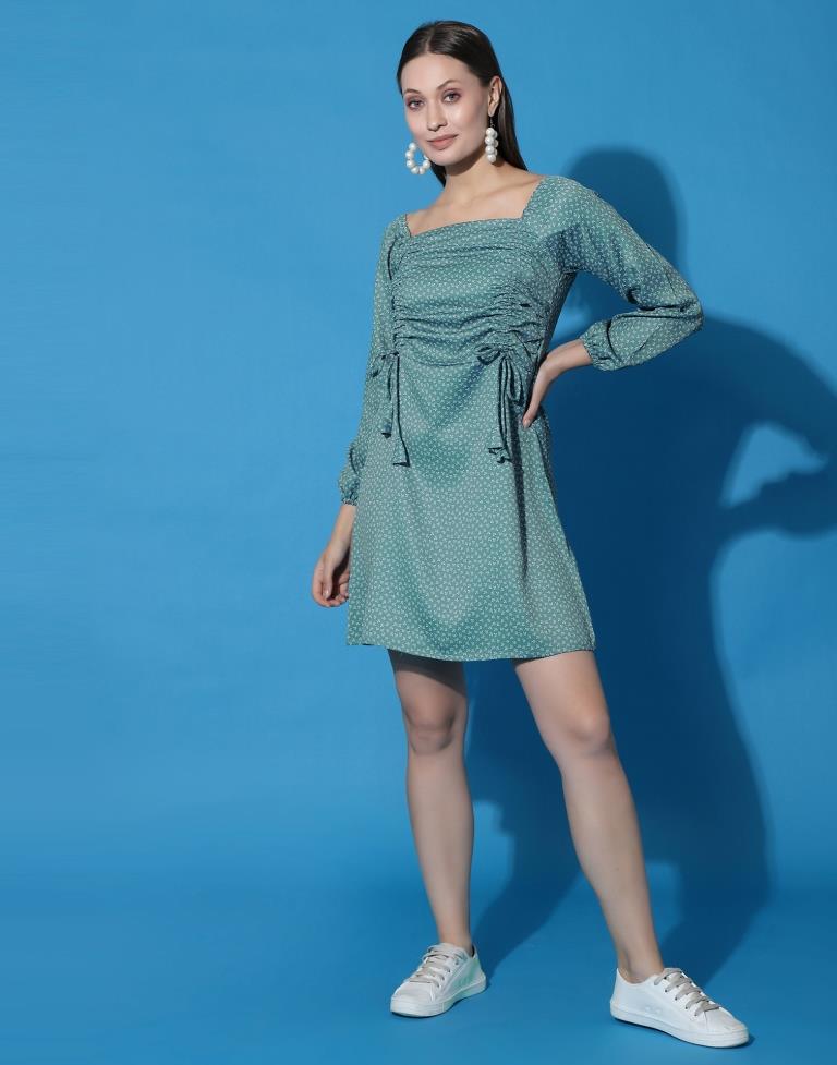 Light Blue Drawstring Dress | Sudathi