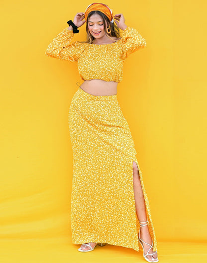 Yellow Co-Ords Set | Sudathi