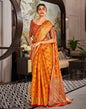 Turmeric Yellow Bandhani Silk Saree