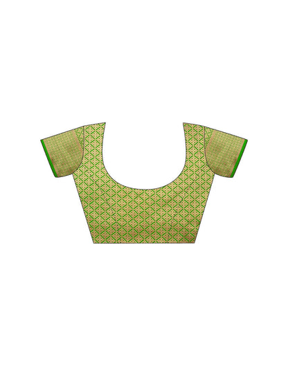 Navy Blue Weaving Silk Bandhani Saree