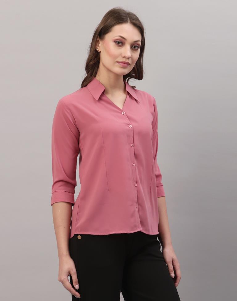 Blush Pink Casual Shirt | Sudathi