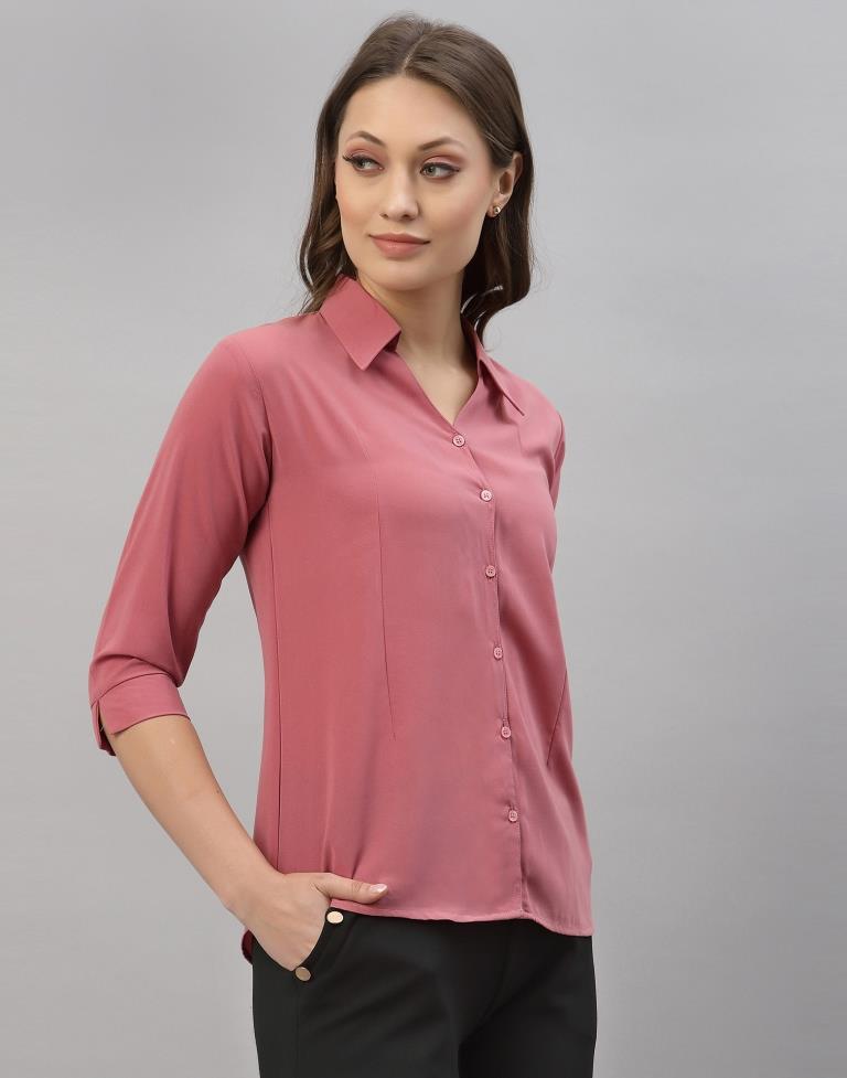 Blush Pink Casual Shirt | Sudathi