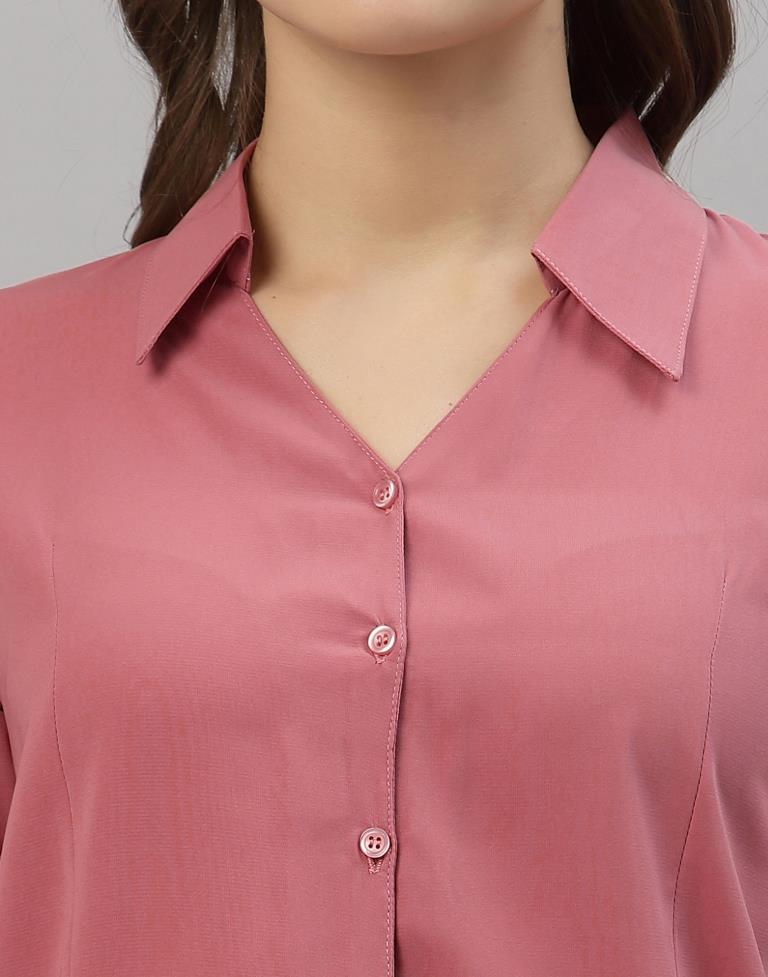 Blush Pink Casual Shirt | Sudathi