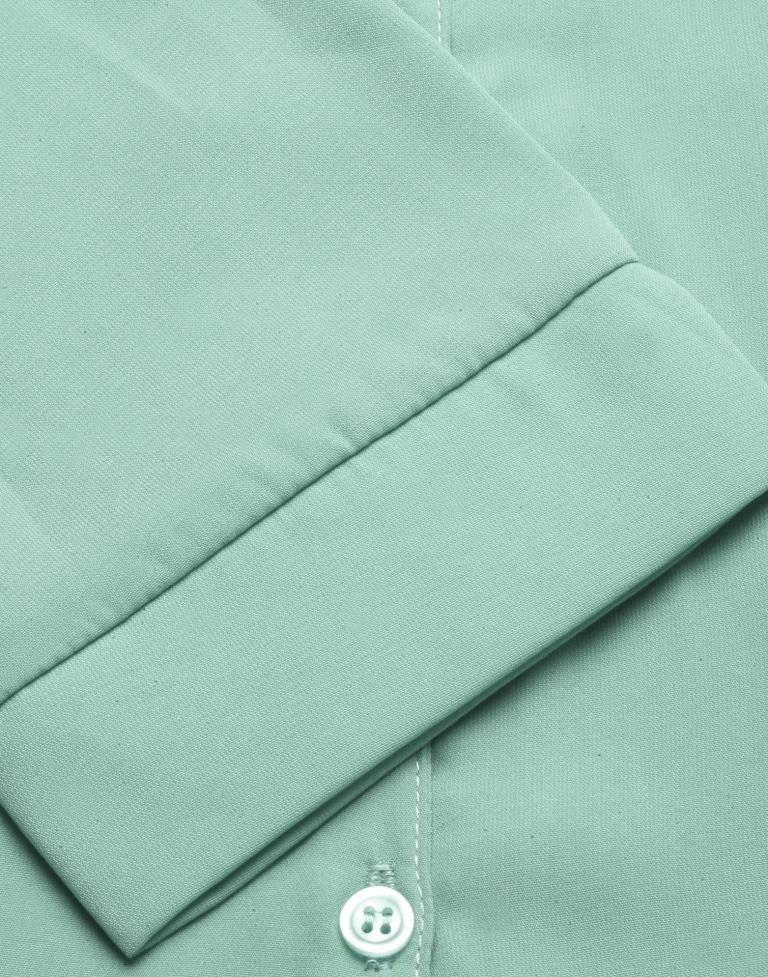 Mint Green Casual Shirt | Sudathi
