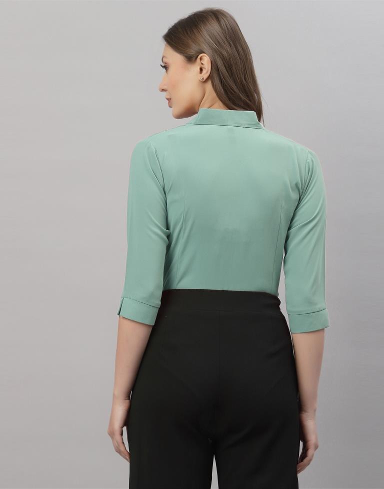 Mint Green Casual Shirt | Sudathi