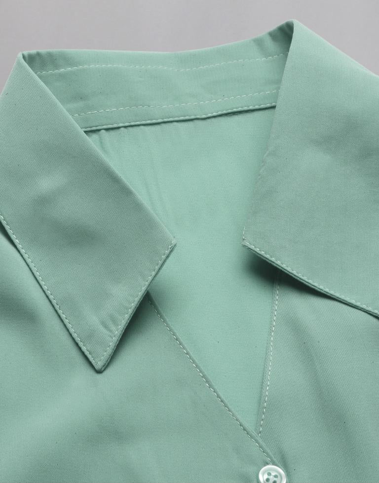 Mint Green Casual Shirt | Sudathi