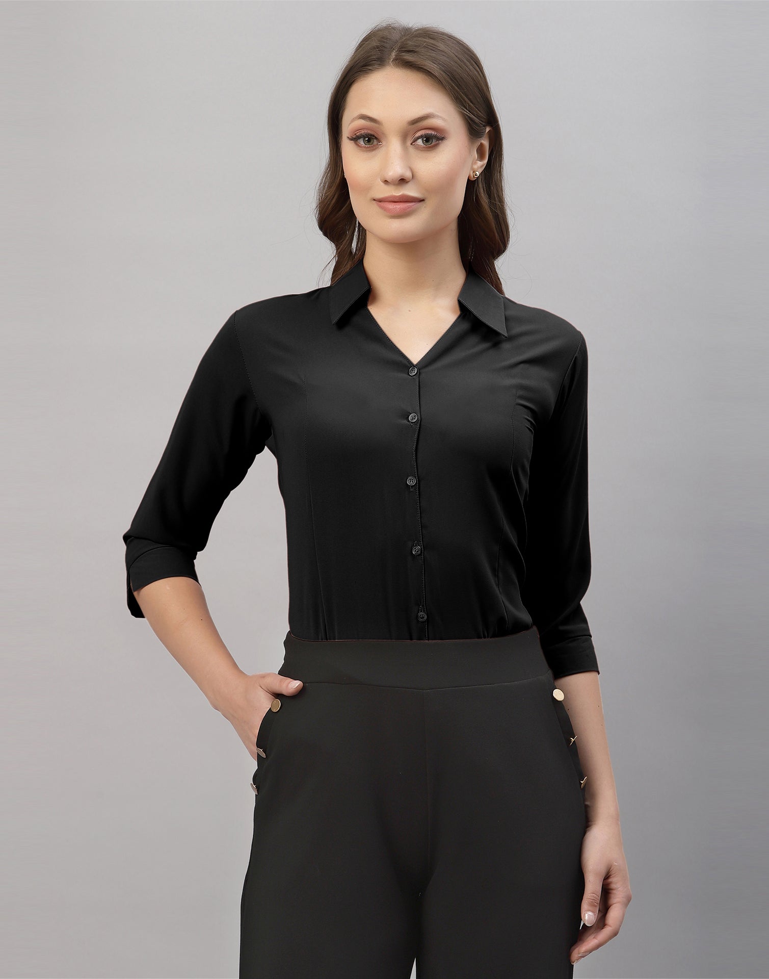 Black Casual Shirt | Sudathi