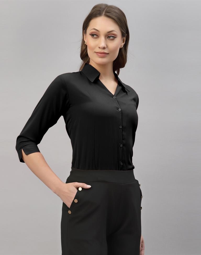 Black Casual Shirt | Sudathi