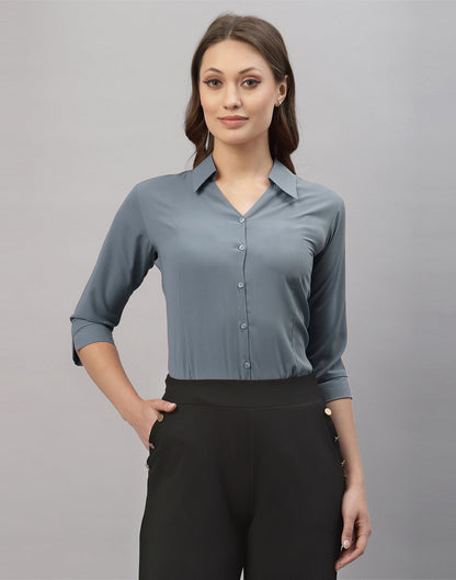 Grey Casual Shirt | Sudathi