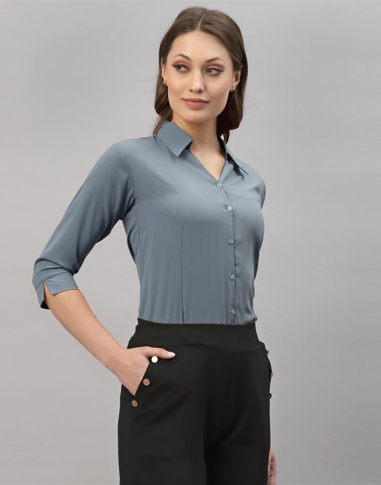 Grey Casual Shirt | Sudathi