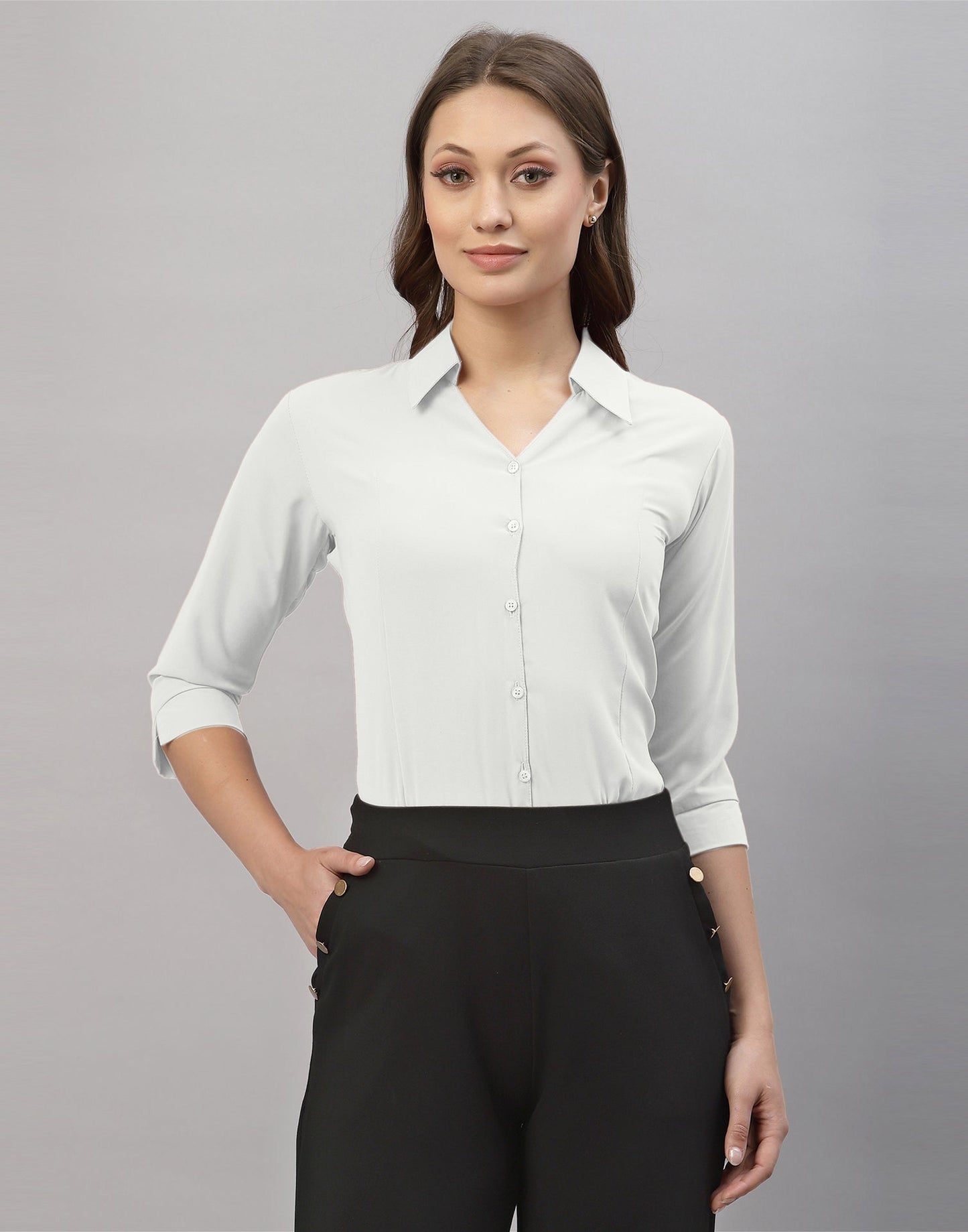 White Casual Shirt | Sudathi