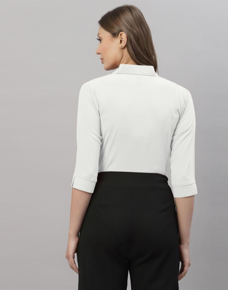 White Casual Shirt | Sudathi