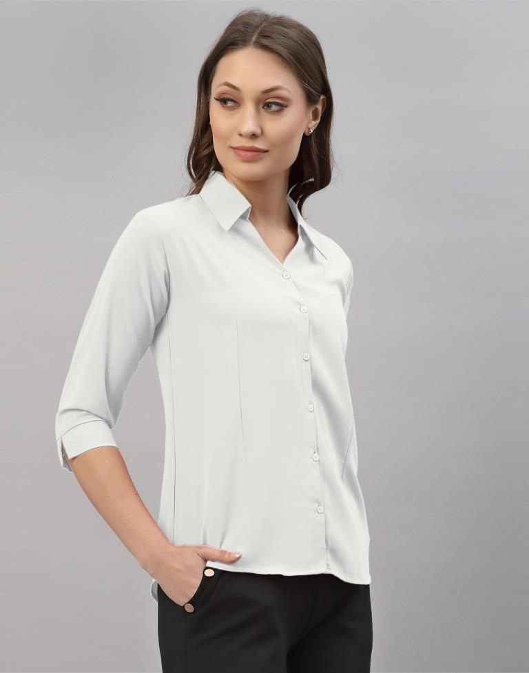 White Casual Shirt | Sudathi