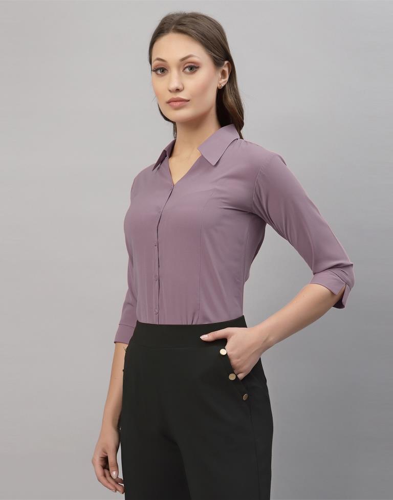 Lavender Casual Shirt | Sudathi