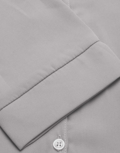 Light Grey Casual Shirt | Leemboodi