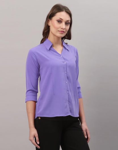 Lavender Casual Shirt | Sudathi