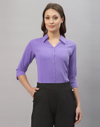 Lavender Casual Shirt | Sudathi