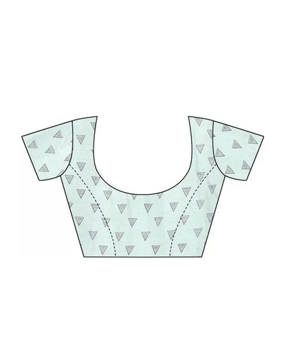 Multicoloured Printed Chiffon Saree