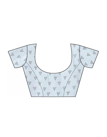 Multicoloured Printed Chiffon Saree