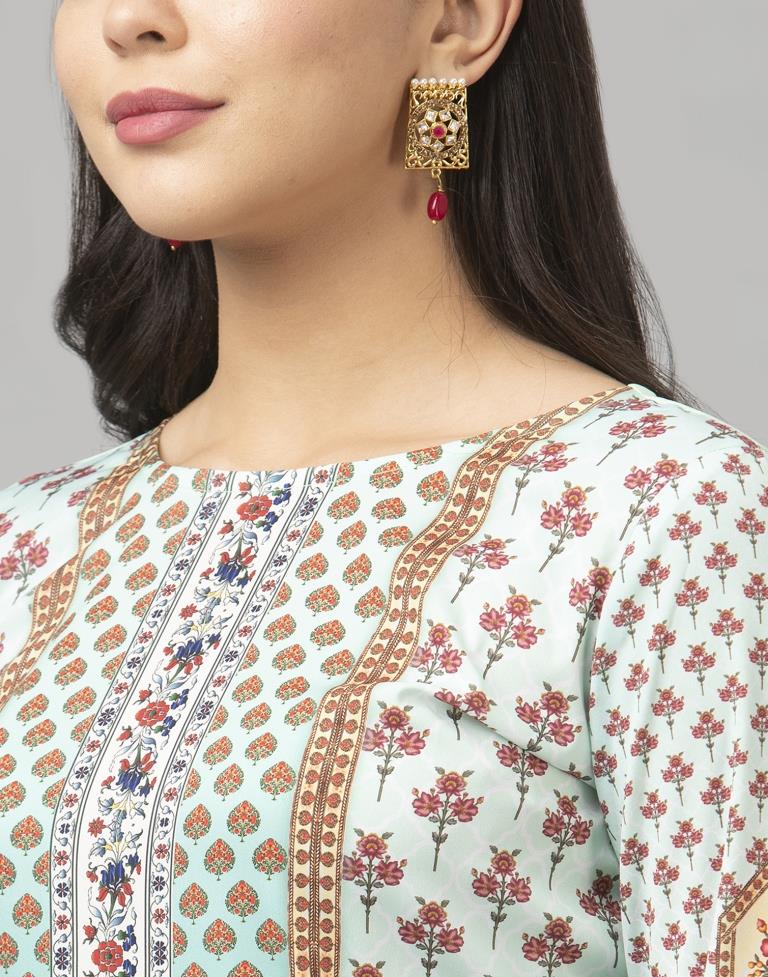 Off White Printed Kurti | Sudathi