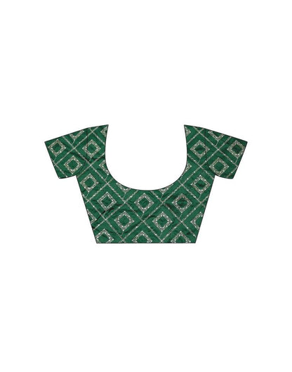 Grey Plain Chiffon Saree