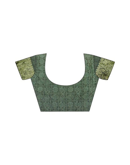 Maroon Self Woven Silk Saree