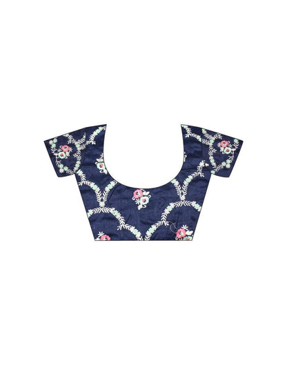 Pastel Green Jacquard Chiffon Saree