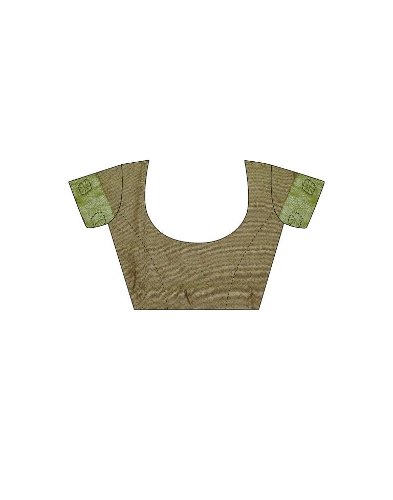 Maroon Jacquard Silk Saree