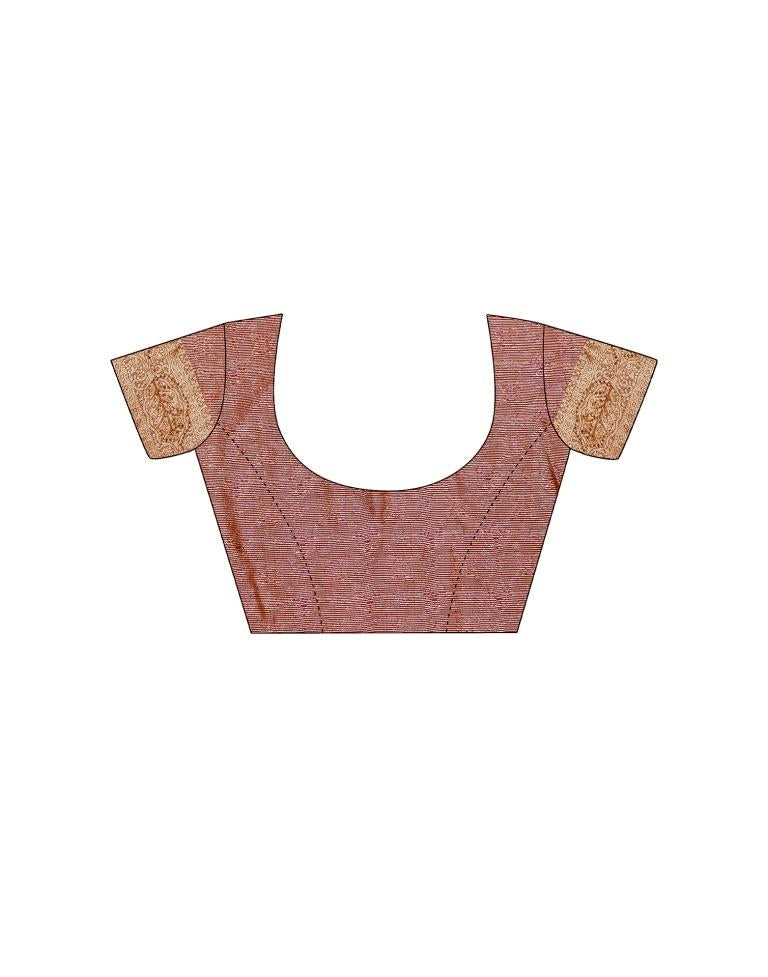 Maroon Jacquard Saree