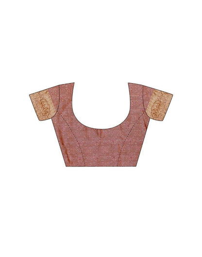 Maroon Jacquard Saree