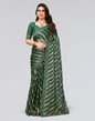 Green Printed Lycra Saree